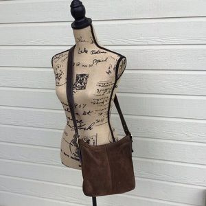 Coach Vintage brown suede bag 9327